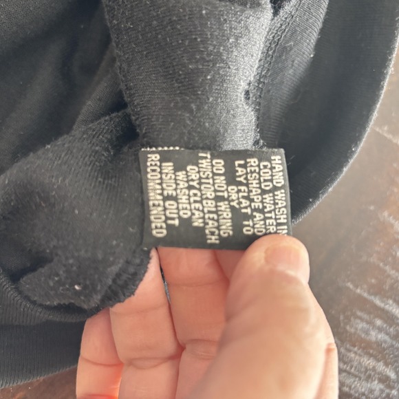 BCBGMAXAZRIA Black Y2K Velour Zip Up Embroidered Logo Hoodie Womens Size M - Picture 10 of 11